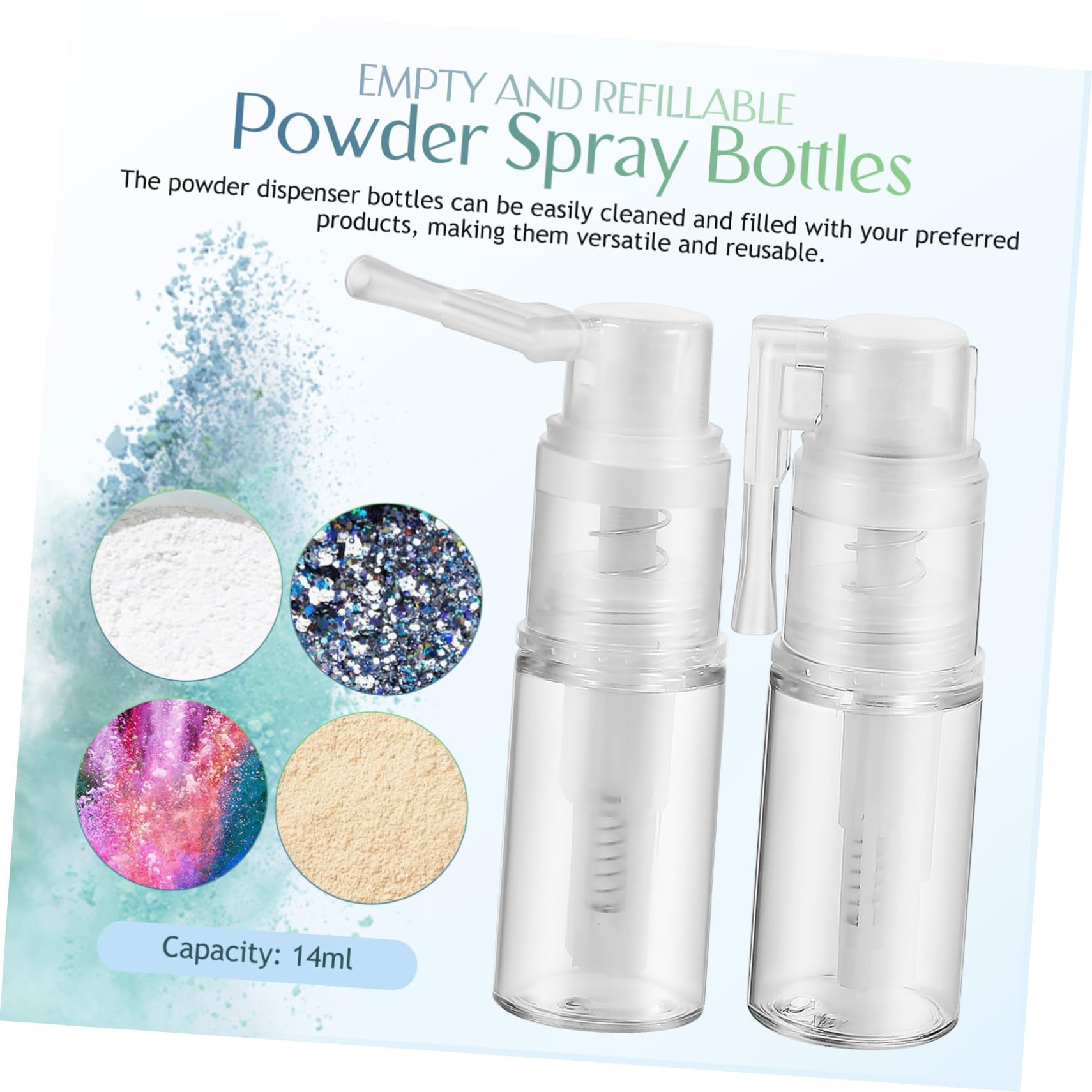 10pezzi Bottiglie Spray Riutilizzabili Per Cosmetiche Beccuccio Per Applicazione Precisa e Facile Per e