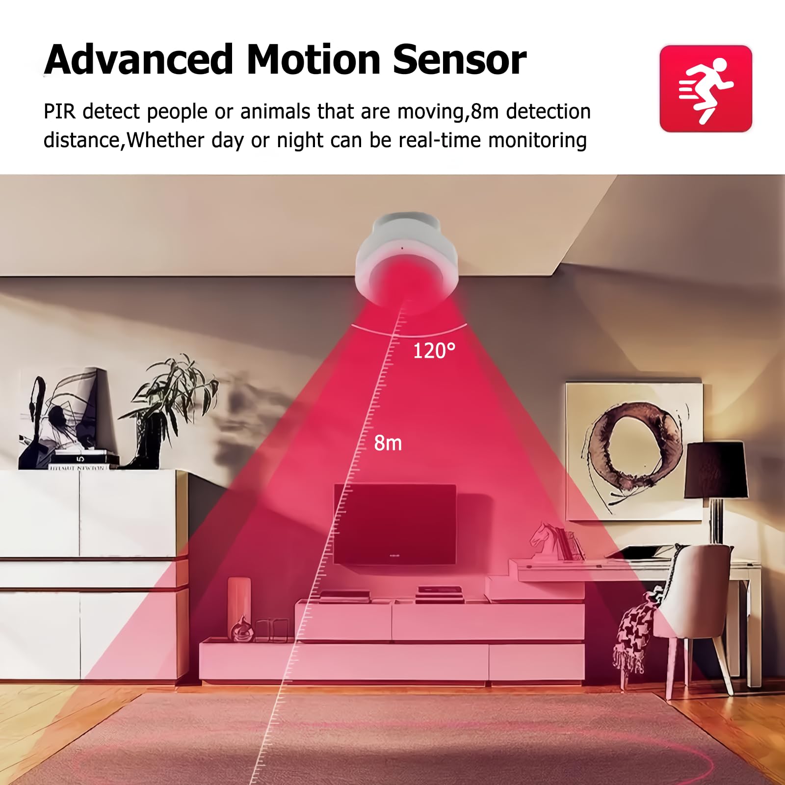 Zigbee 3.0 ludzki czujnik obecności, czujnik ruchu 360° PIR Bluetooth, radar mikrofalowy 2,4 GHz, wymaga koncentratora Zigbee, kompatybilny z Alexa, Smart Life, Tuya, Intelligence Inside