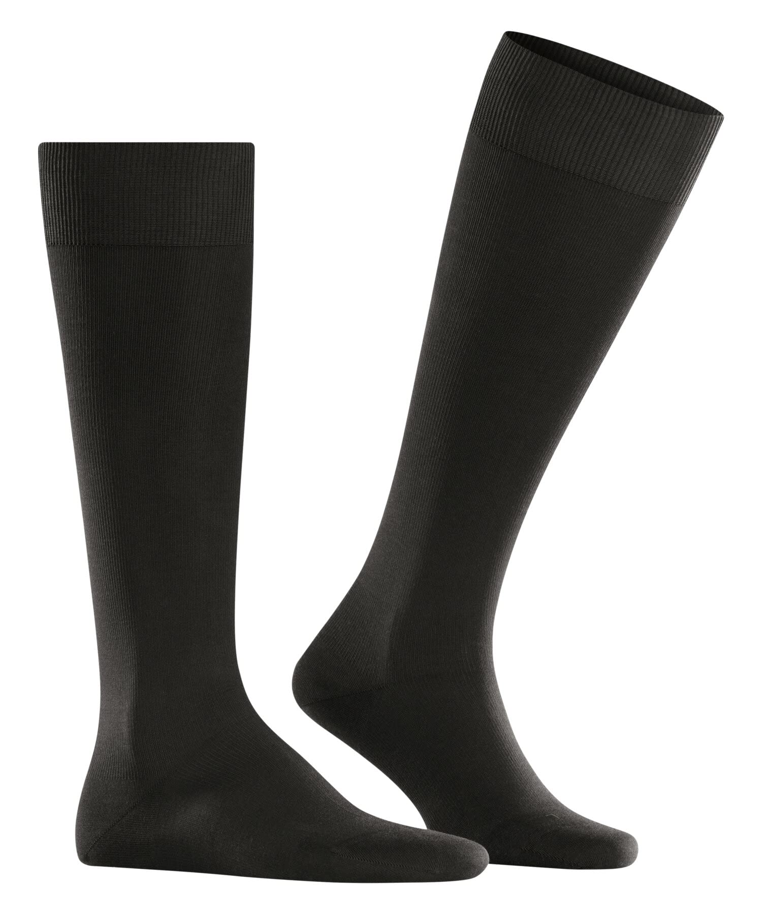 FALKE Lufthansa Travel & Comfort hombre Energizing Cotton calcetines largos fuerte compresión mejor circulación sanguínea viajar pasar largos periodos sentado transpirable algodón 1 par