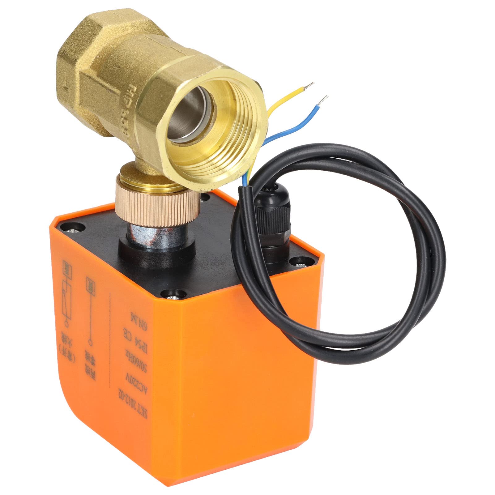Vanne à billes motorisée DN25 en laiton AC220V 2 fils avec moteur synchrone ABS IP54