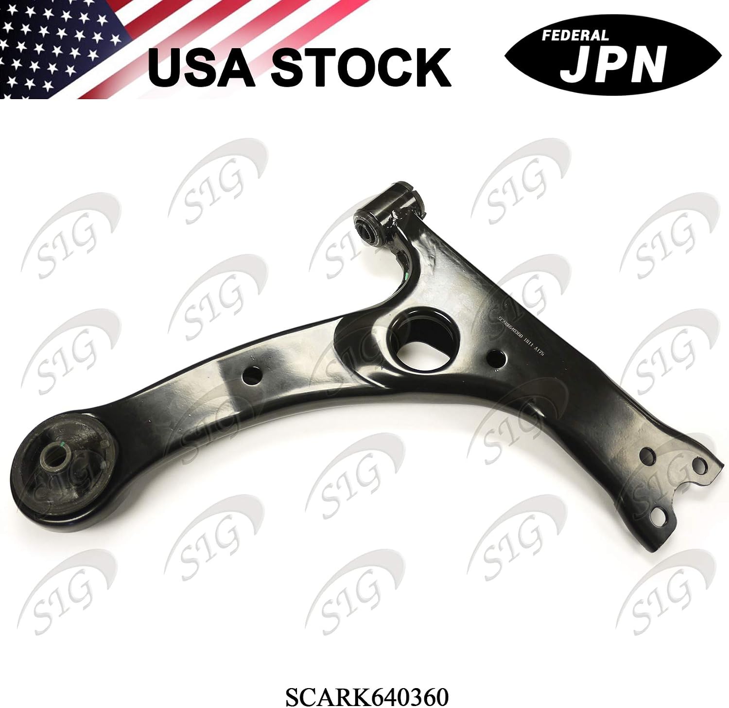 Front Right (Passenger Side) Lower Control Arm Compatible with Pontiac & Toyota Model Vibe & Celica & Corolla & Matrix (Replacement# 19205303, RK640360) - SCARK640360