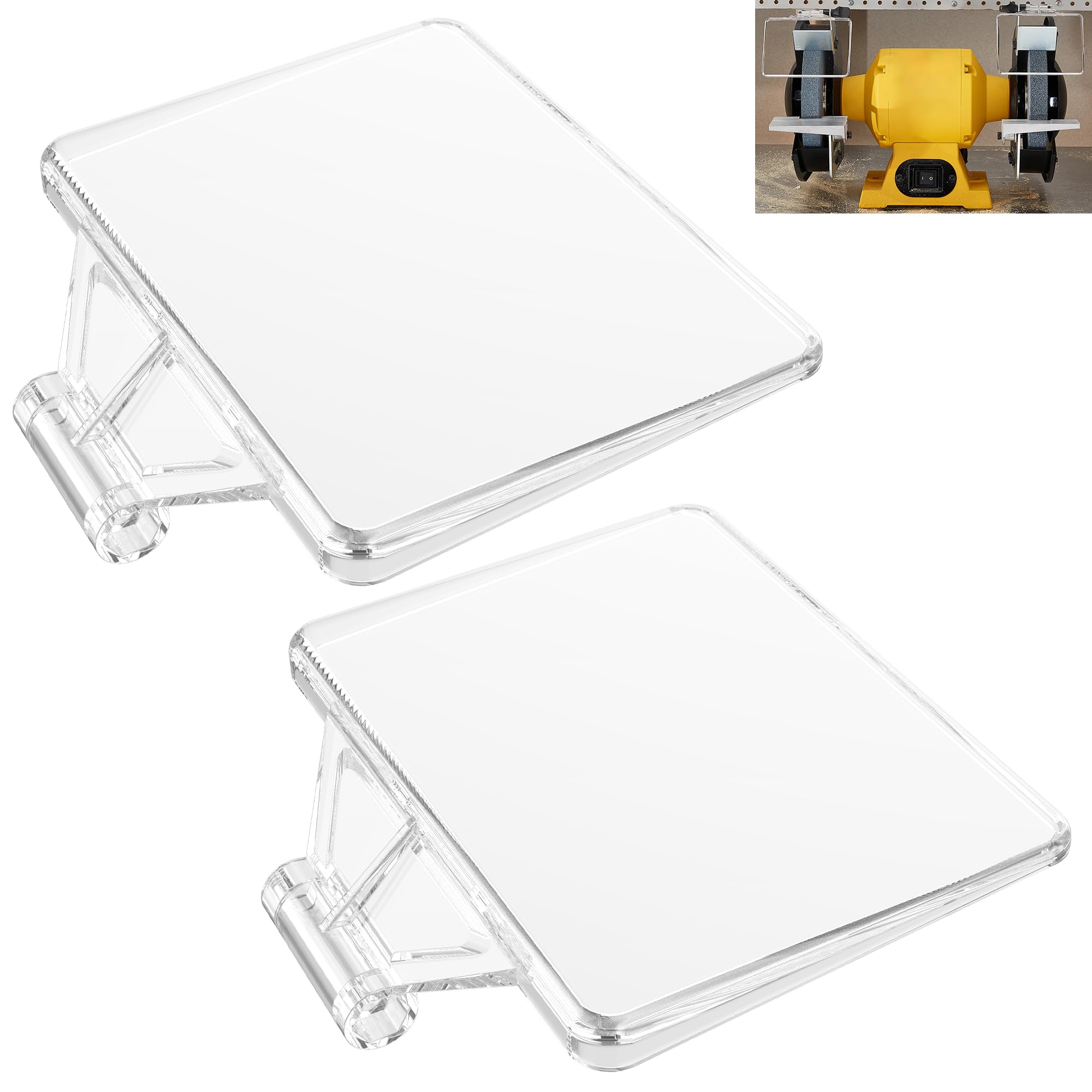 5140170-64 Bench Grinder Eyeshield Compatible with De-walt DW758 Type 2 Bench Grinder Guards, Simple Installation - 2 Pack