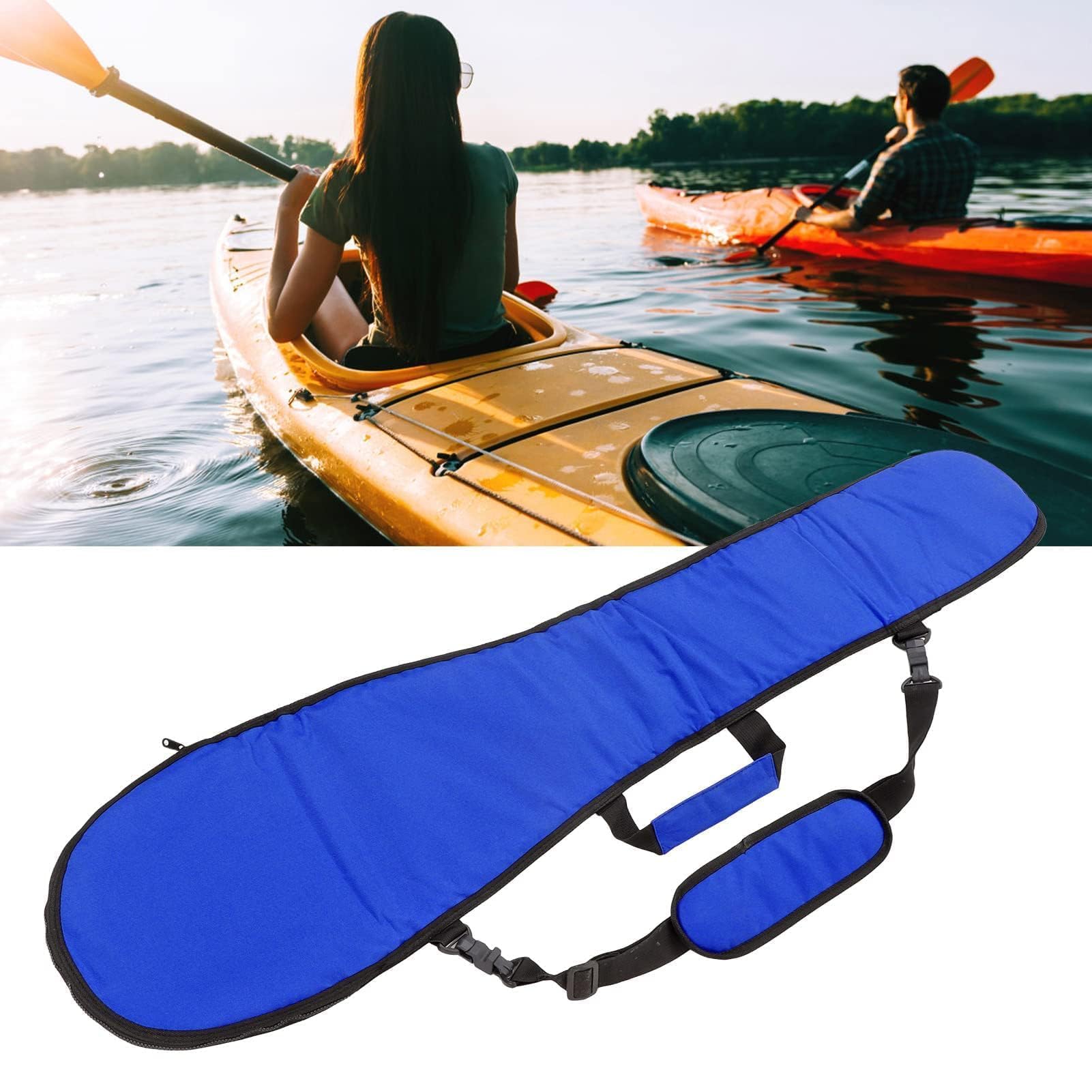 Borsa per Pagaia Kayak Paddle Borsa Lungo Kayak Barca Canoa Pagaia Custodia Custodia Borsa, Borsa per Il Trasporto della Pagaia Divisa per Kayak Borsa per Il Trasporto della Pagaia per Canoa(Blu)