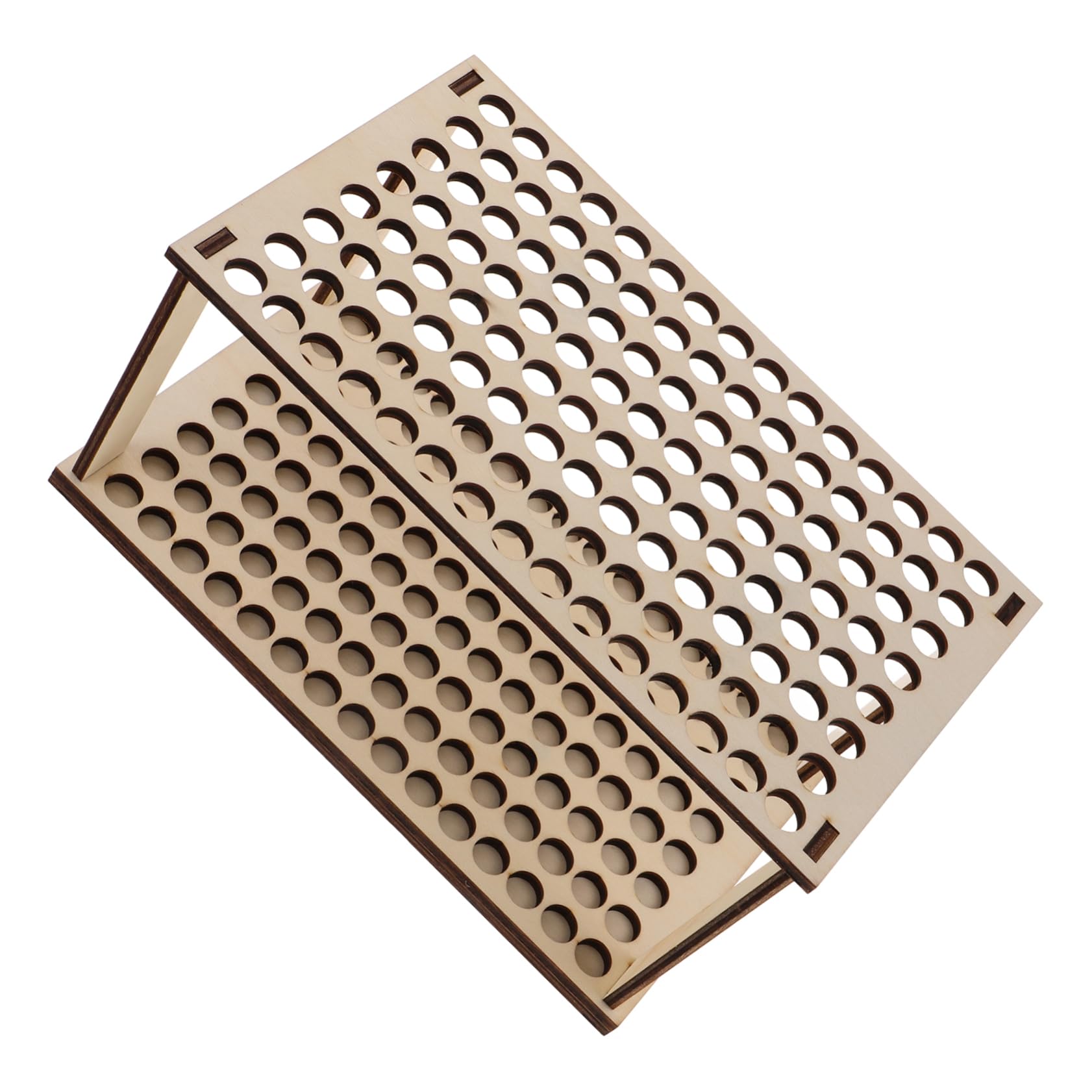 Operitacx 5 Pezzi Legno Organizer per Penne e Materiale da Pittura Design per Appassionati Fai da Te