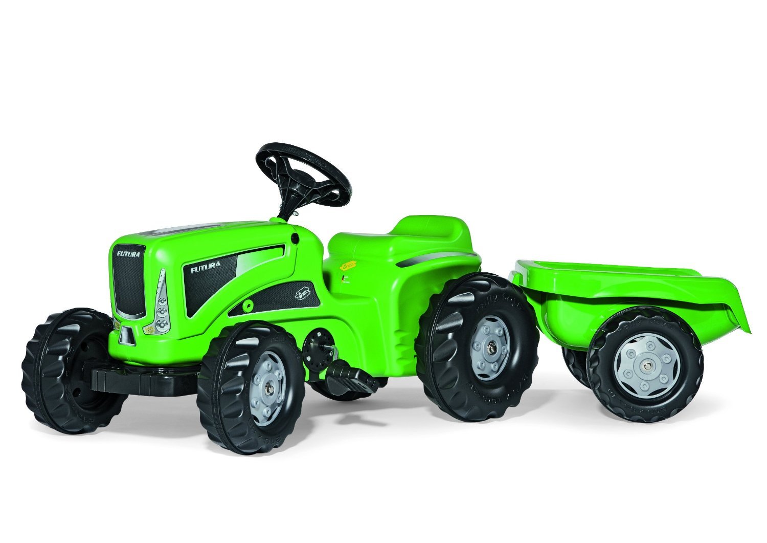 rolly toys rollyKiddy Futura 620005 traktor do pedałów dla dzieci z zawieszką, dla dzieci