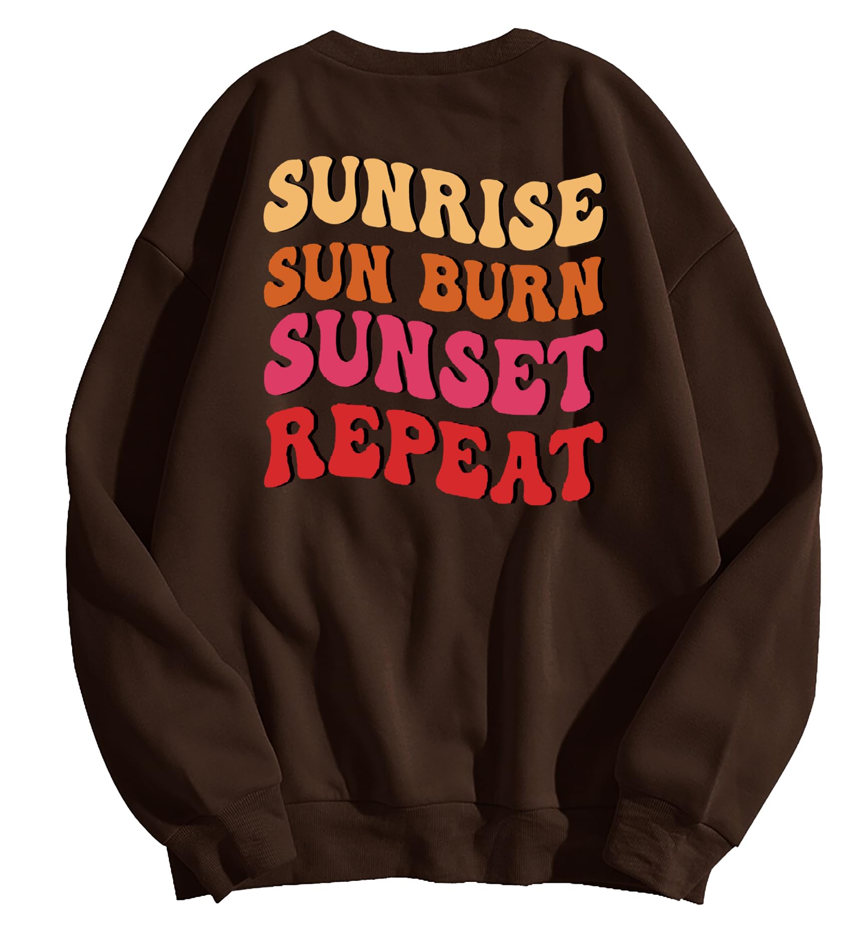 Tabadtod Trendy Sunrise Sunburn Printed Men's Sweatshirt