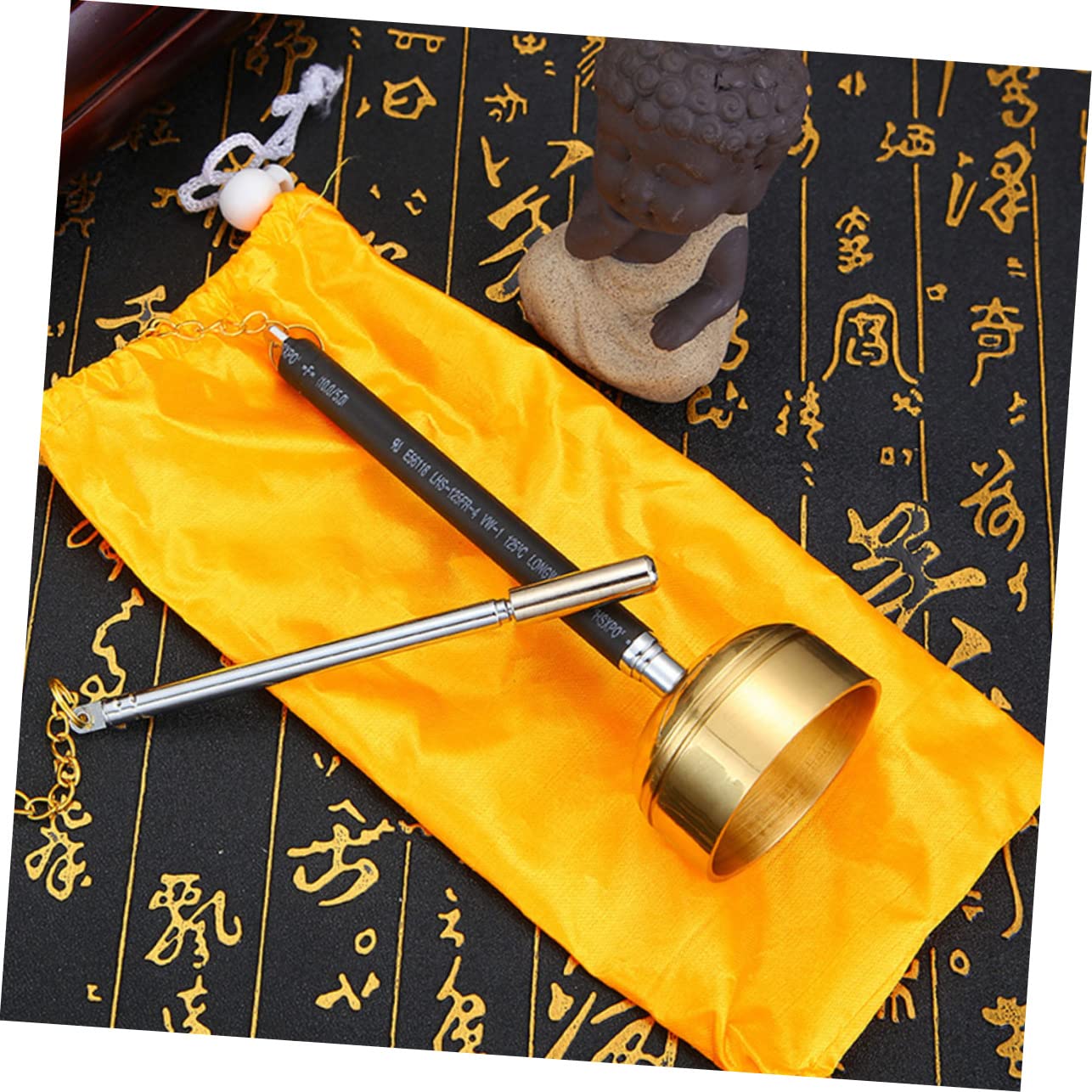 Yardwe Buddhist Musical Instrument Traditional Bell Handle for Prayer Rituals