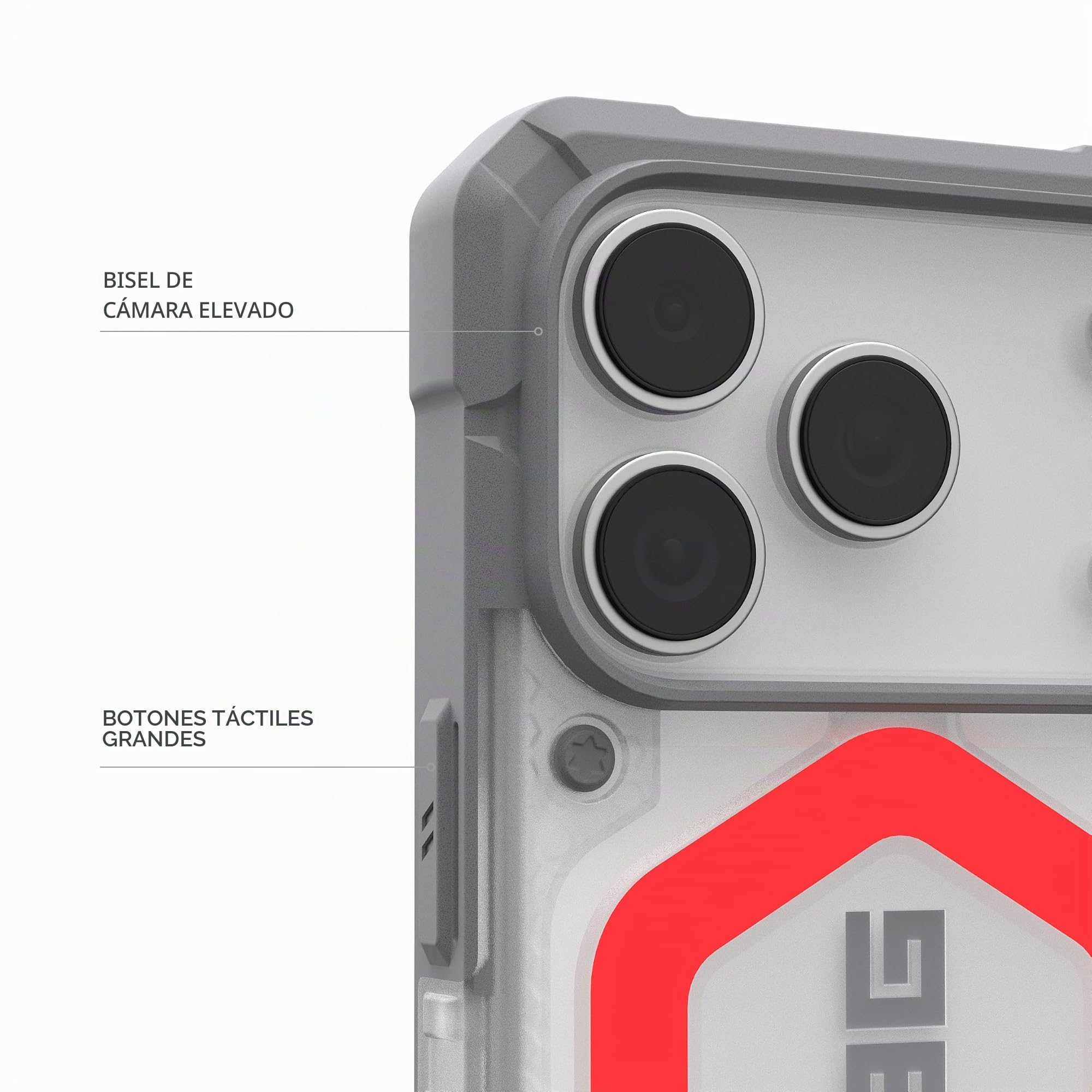 Urban Armor Gear Pathfinder MS Funda + Correa iPhone 17 Pro | Ajuste perfecto | Resistencia a caídas de 5,4 m | Módulo magnético | Bordes elevados | Todos los puertos accesibles