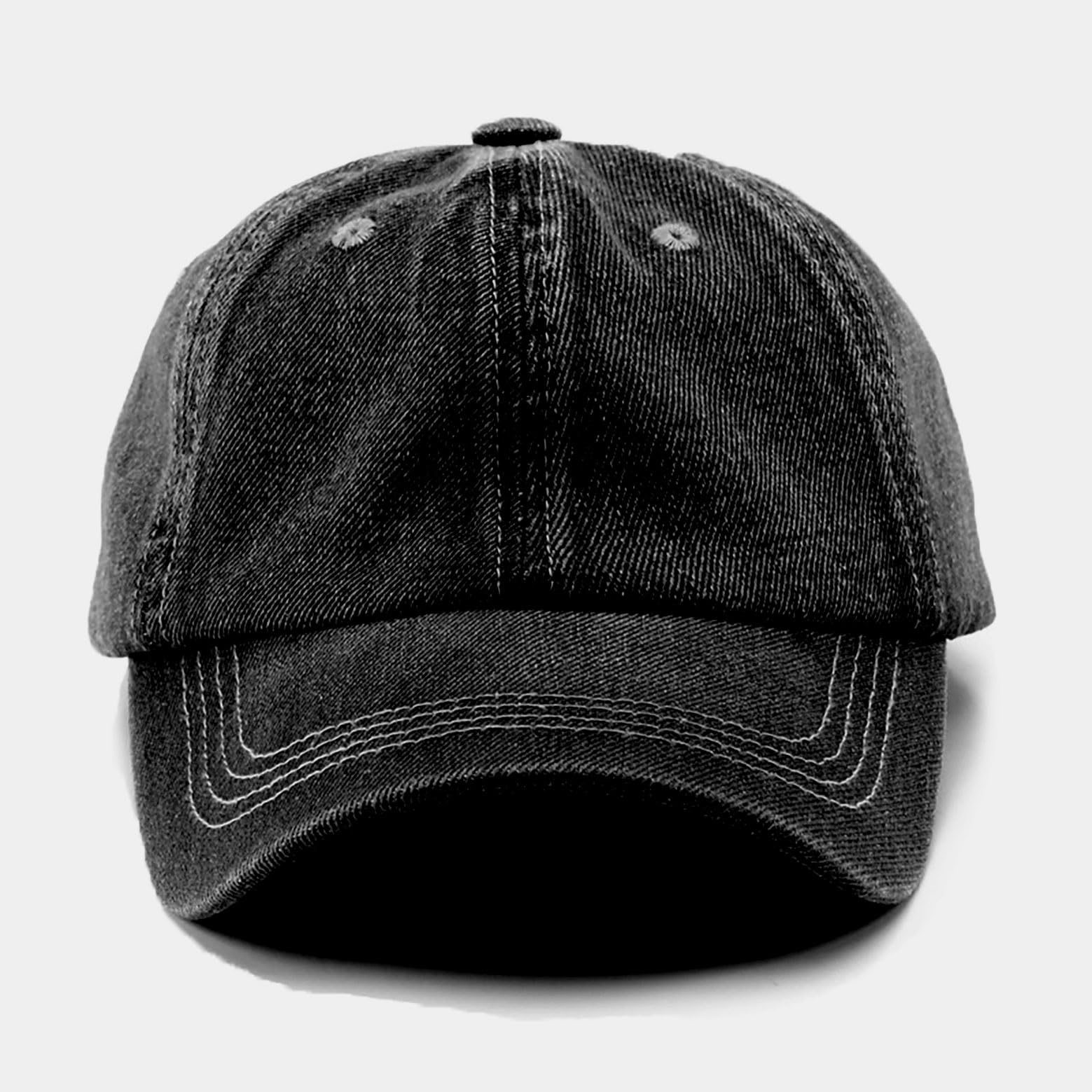 YAMEE Casquette de Baseball Denim pour Femmes,Chapeau de Baseball Réglable,Chapeau Sport Unisexe Eté,Running Cap Breathable Dames pour Golf Cyclisme Randonnée