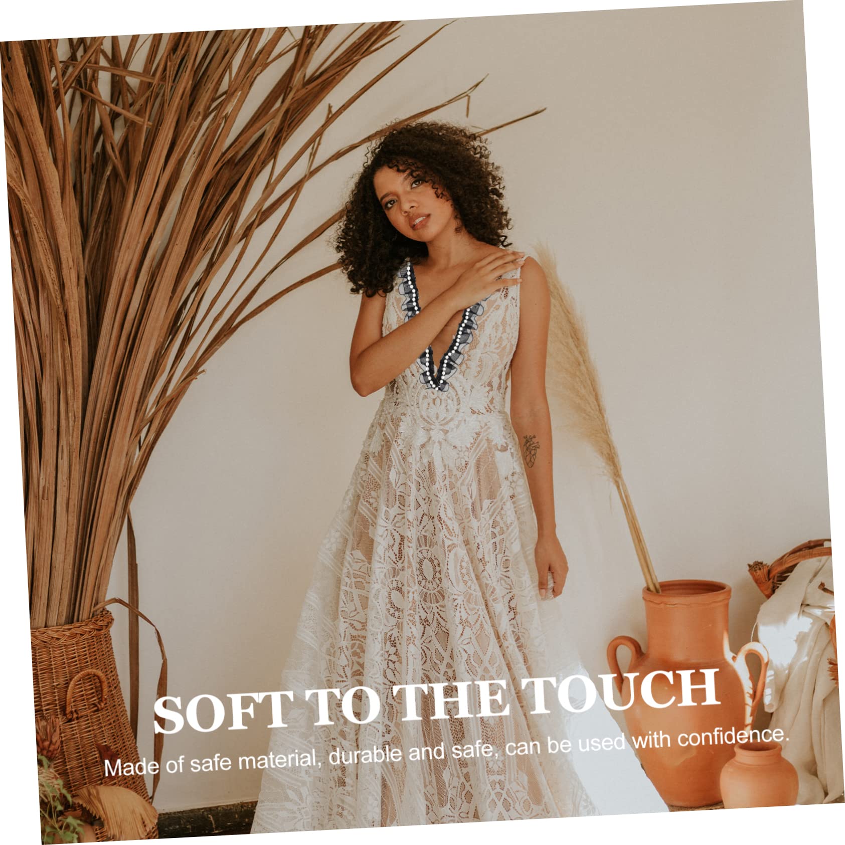 1pieza Cinta De Encaje De Perlas Para Vestidos De Novia Material y Yardas De Trim Para Manualidades y Costura