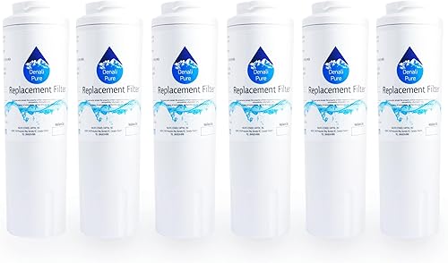 Miniatura 2 de Paquete de 6 filtros de agua de repuesto para refrigerador MFI2665XEM2, compatible con cartucho de filtro de agua Maytag UKF8001