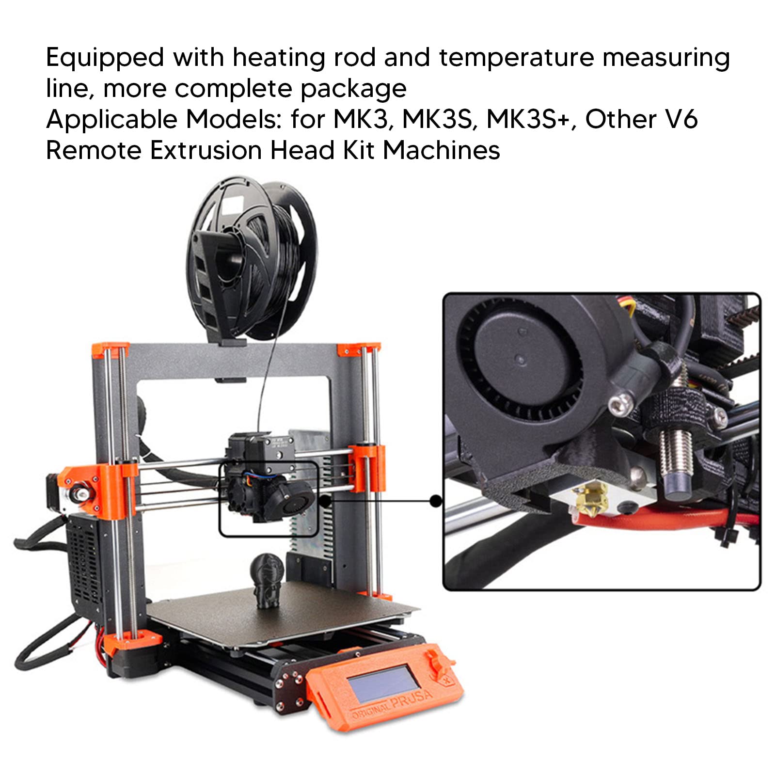 Amazon.co.jp: Prusa MK3 MK3S SMK3S+用メタルホットエンドキット 
