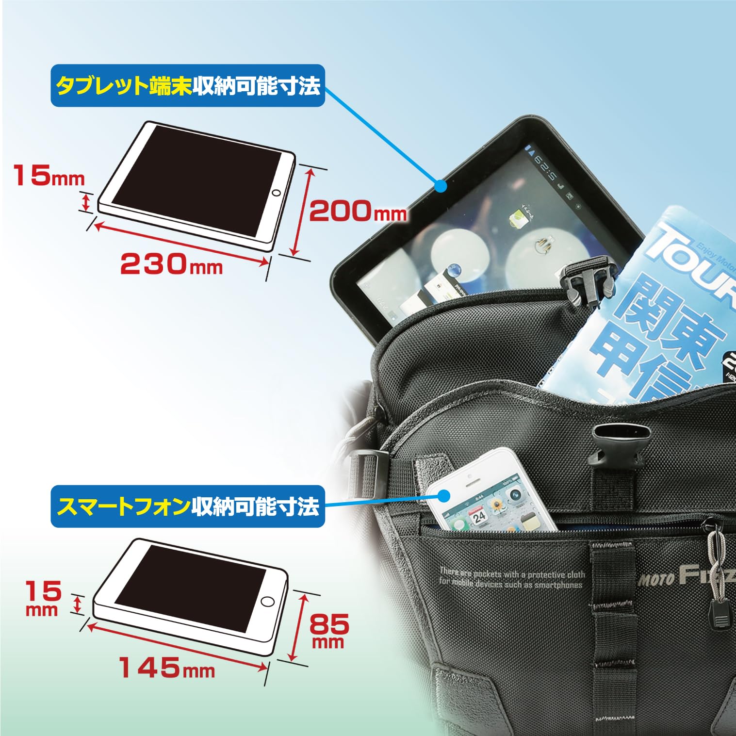 Amazon | タナックス (TANAX) ヒップバッグ モトフィズ(MOTOFIZZ) デジ