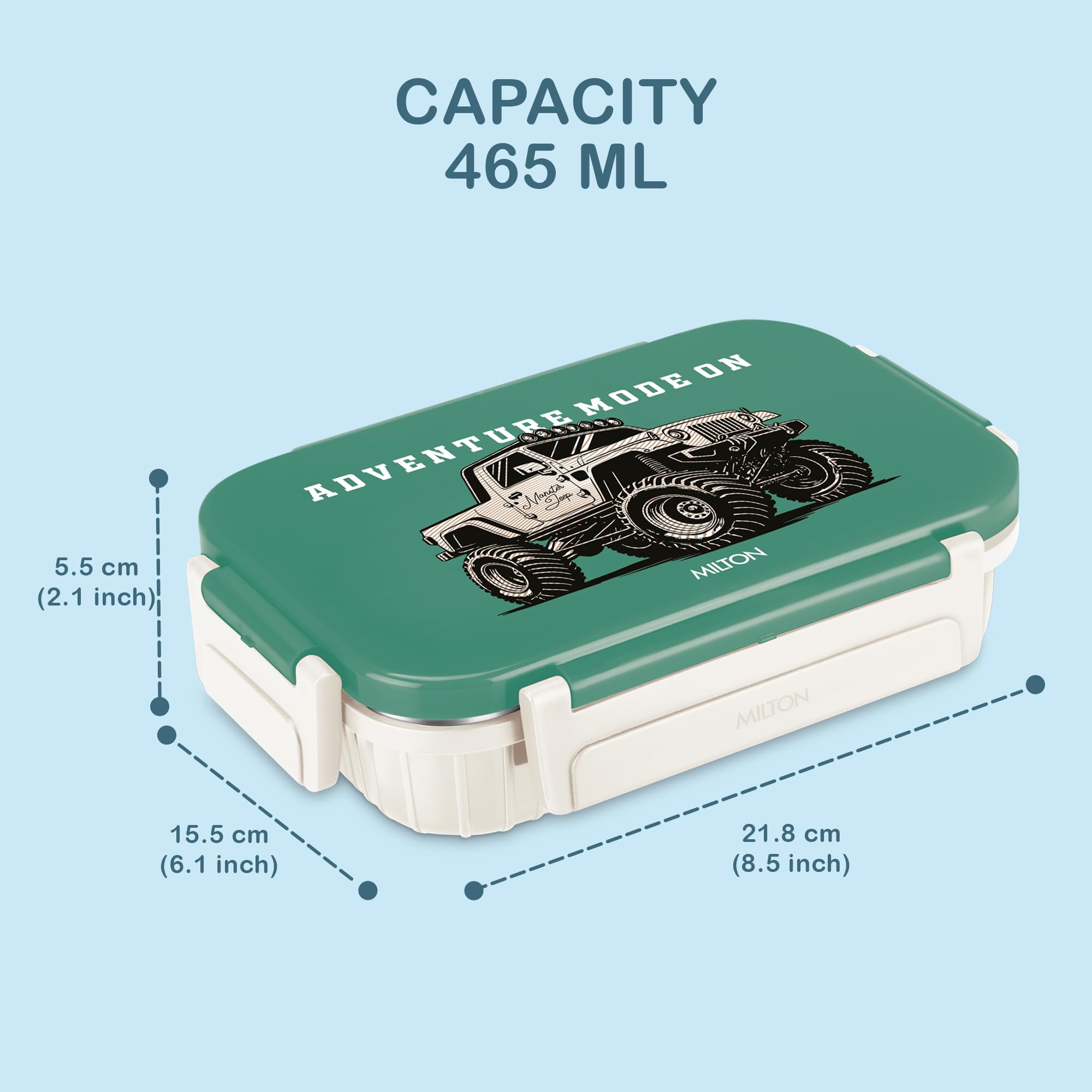 MILTON Meal Safe 2 Tiffin Box - Leak-Proof Lunch for Kids -6 MILTON Meal Safe 2 Tiffin Box - Leak-Proof Lunch for Kids -6