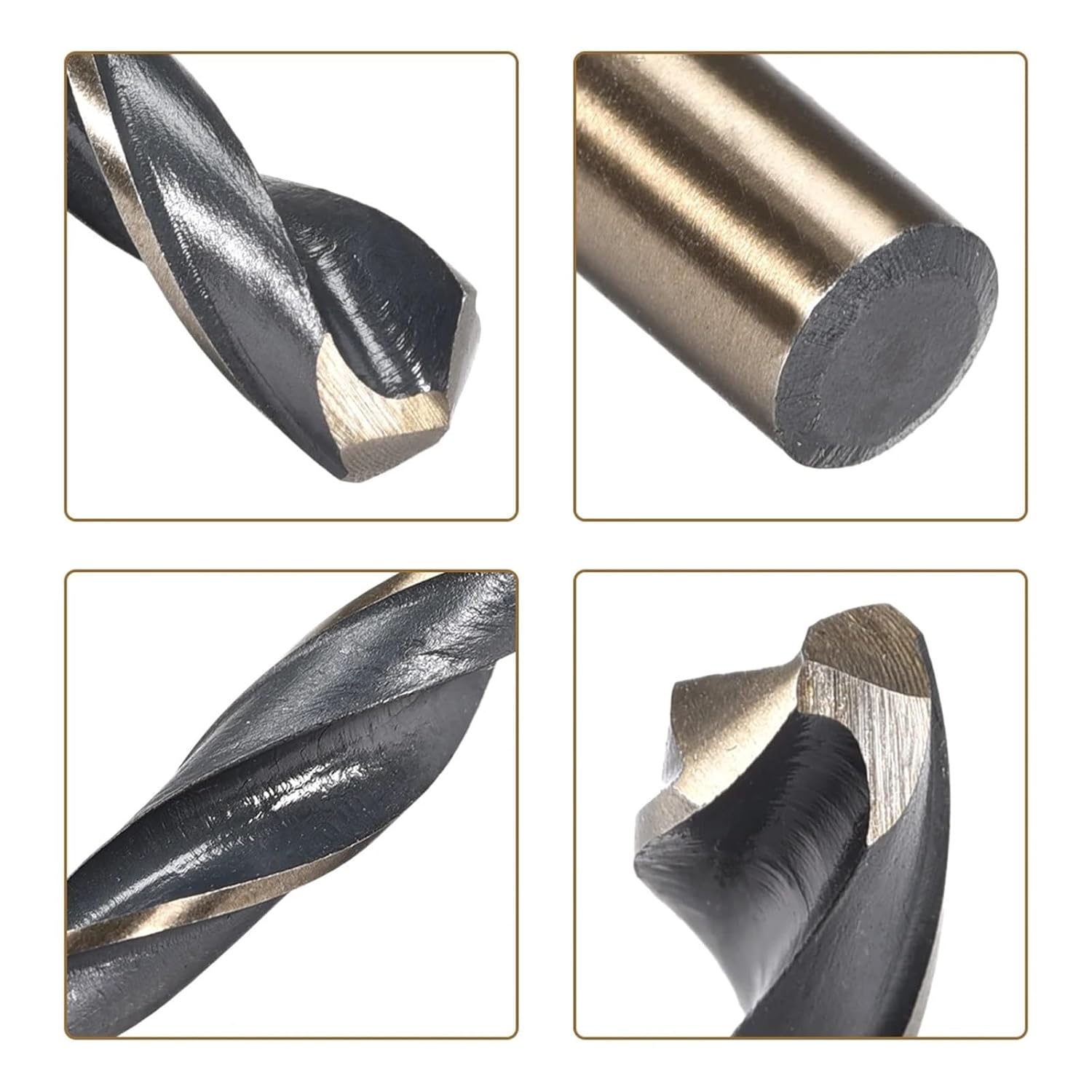 5/10pcs Twist Drill Bits 2.5-5.5mm Straight Shank HSS 4341 Drill Bits for Stainless Steel Iron Aluminum Alloy Copper Brass(3.2mm,20pcs)