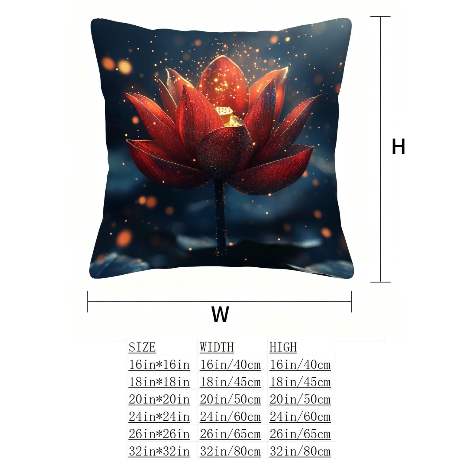 Rose Housse Coussin 60x60 Fleur Taie Oreiller 60x60 Lot de 4 Super Doux Protege Oreiller 60 x 60 Decoration Automne Taie D'oreiller Carrées Coussin Canape, pour Maison Chambre Canapé Chaise E - 777