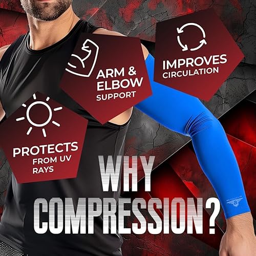 Miniatura 2 de Mangas de compresión para baloncesto y béisbol, para jóvenes y adultos, Granate