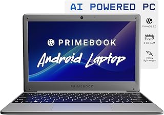 Primebook 2 Neo 2025 (New Launch) | 6GB RAM, 128GB Storage (Upgradable Upto 512GB) | MediaTek Helio G99 | Android 15 (PrimeOS3.0) | in-Built AI | 11.6” Thin & Light Laptop | Type-C, USB, MicroSD Ports