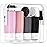 Morfone 16 Pack Silicone Travel Bottles Set for Toiletries TSA Approved Travel Containers Leakproof Squeezable Refillable Accessories 2oz 3oz for Shampoo Conditioner Lotion Liquids (Black Pink)