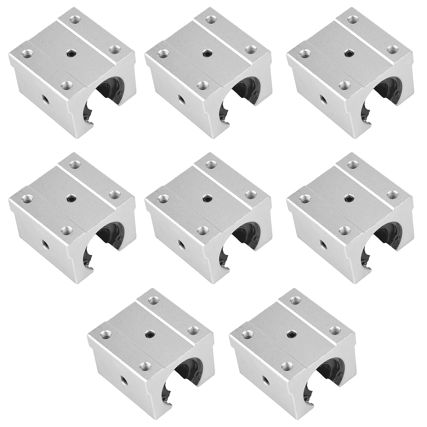 [4 Pack] SBR25UU Aluminum Slide Block,4PCS mm Bearing Slide Block for 25mm SBR25 Linear Motion Guide Rail (SBR25UU, 4 Pack) — Amazon image 9