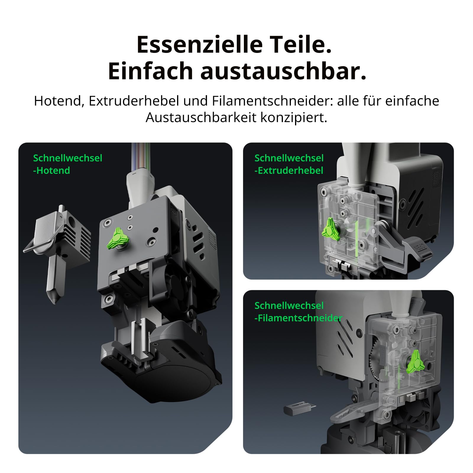 Creality SPARKX i7 Color Combo 3D-Drucker, KI Foto-zu-3D Modellierung, Mehrfarbiger Druck bereit, Automatische Nivellierung, Desktop FDM 3D-Drucker für Einsteiger