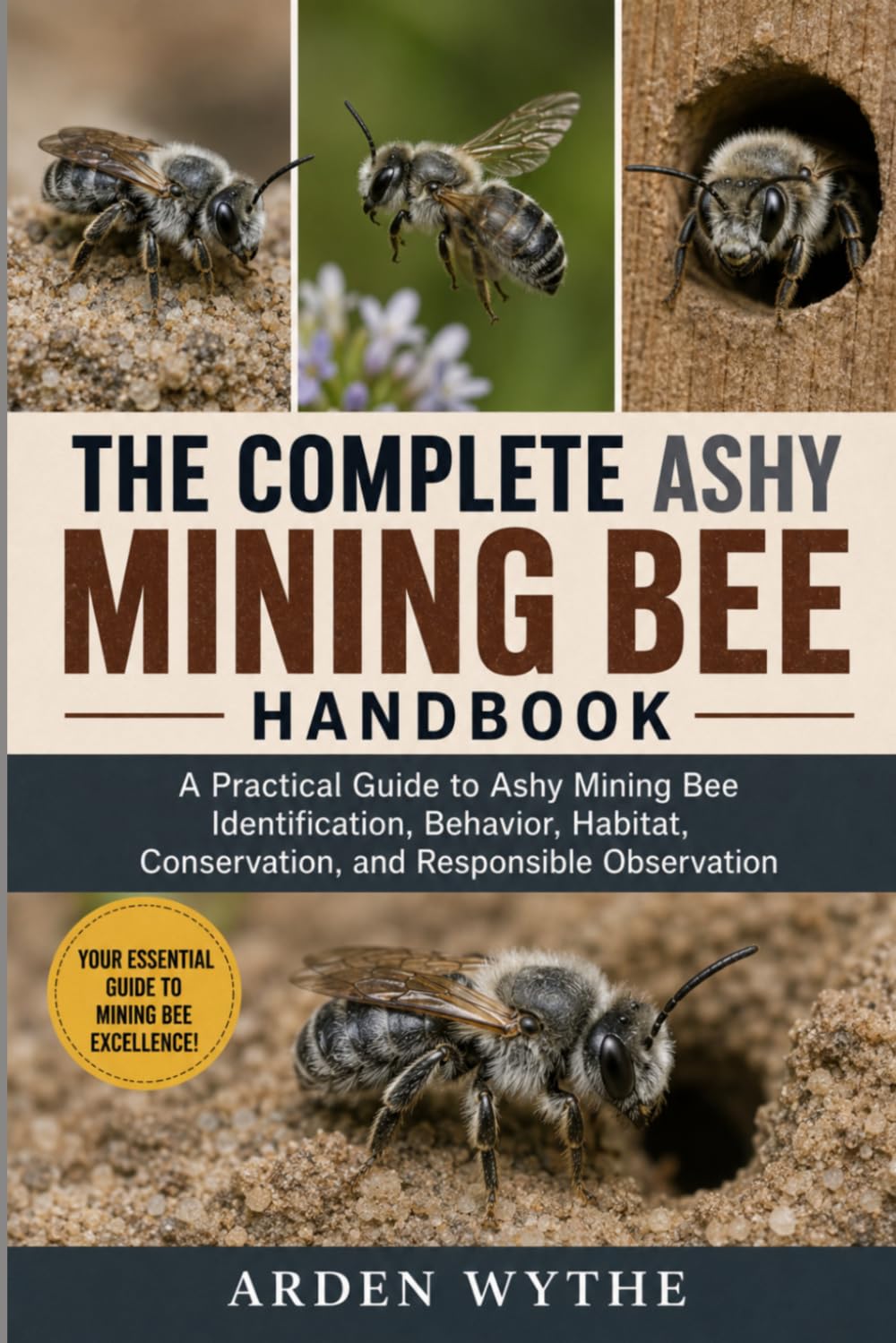 THE COMPLETE ASHY MINING BEE HANDBOOK: A Practical Guide to Ashy Mining Bee Identification, Behavior, Habitat, Conservation, and Responsible Observation