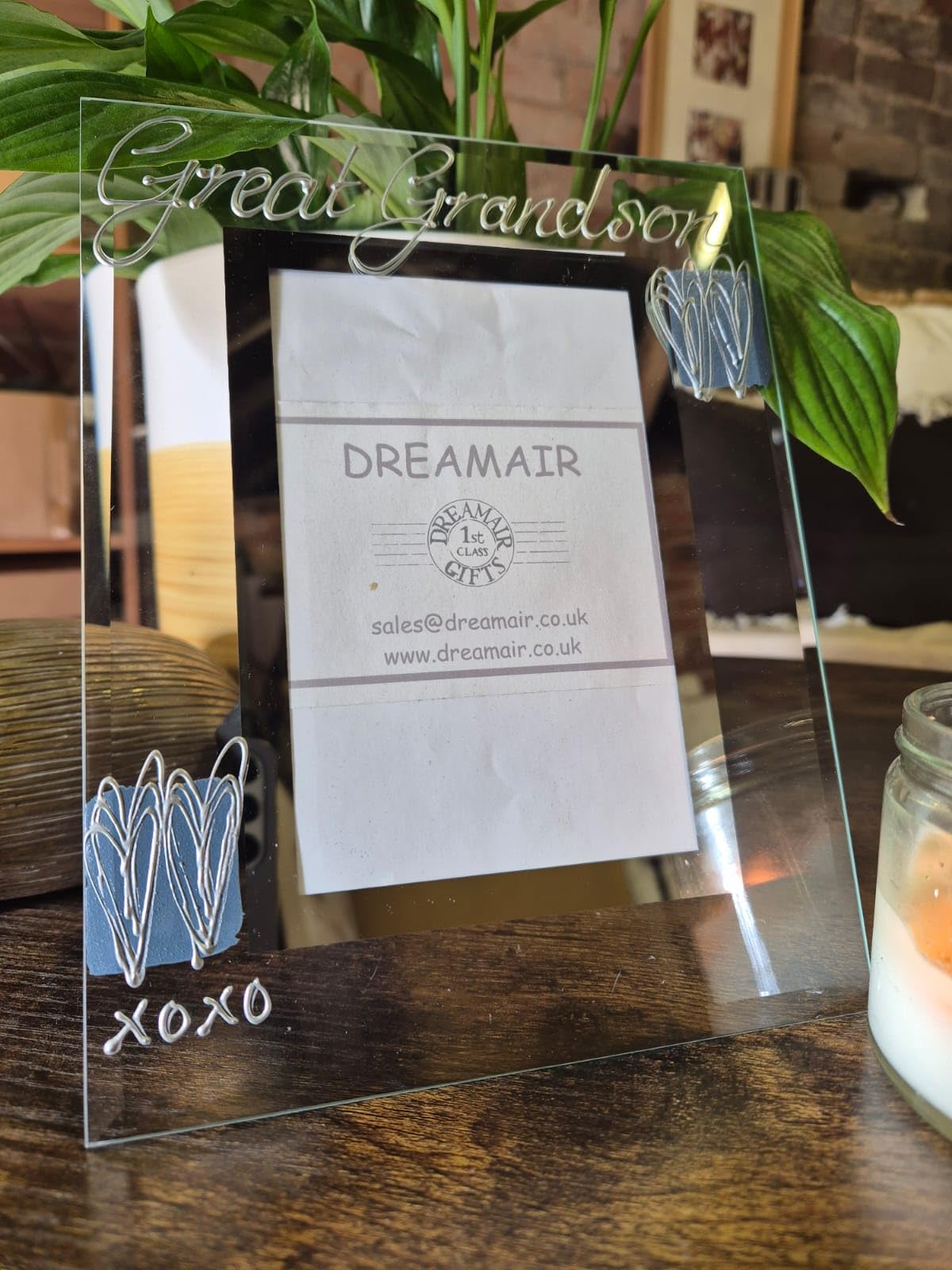 Great Grandson Photo Photo Frame (P)(blue)