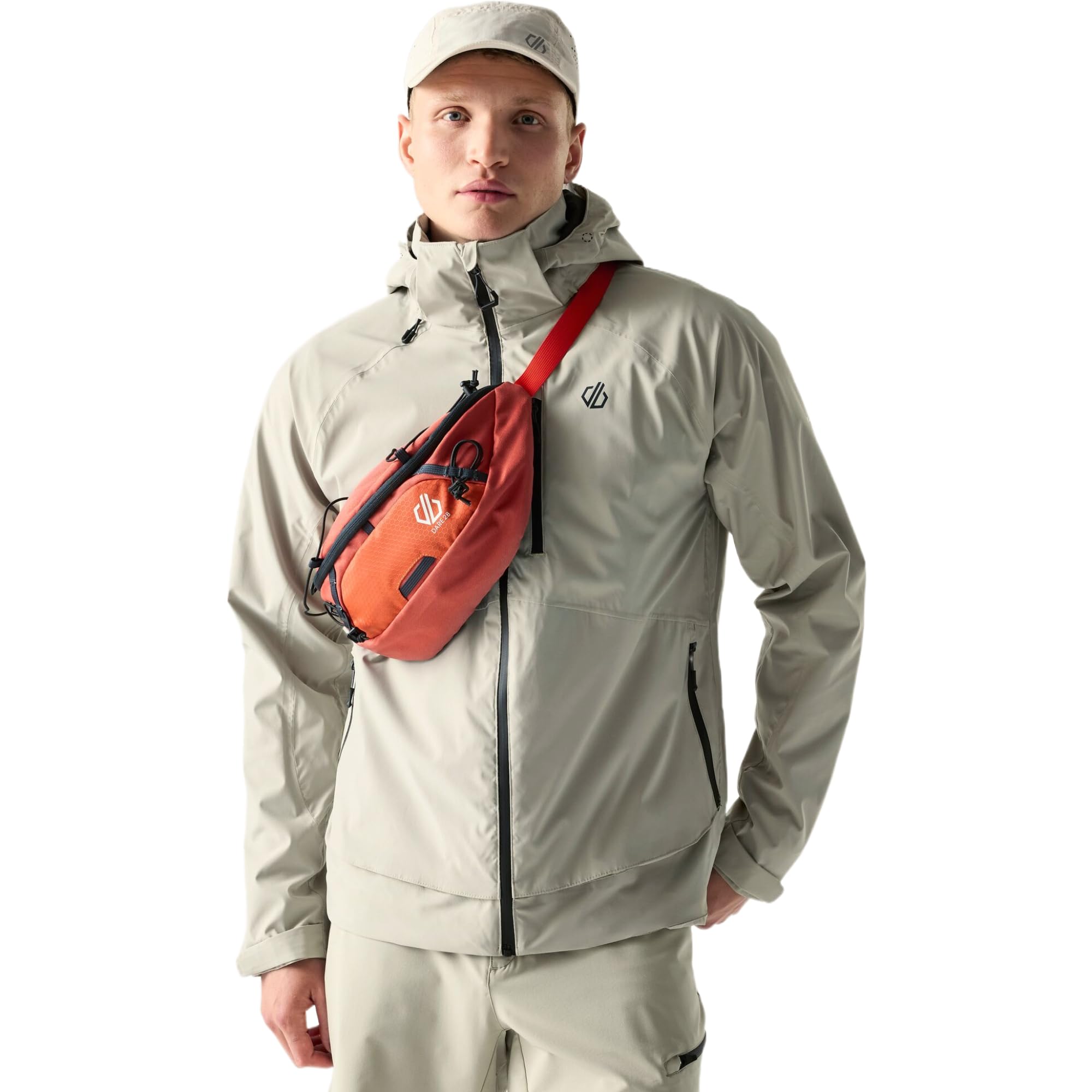 Dare 2b Men's Switch Out III Hiking Jacket, Waterproof Breathable Windproof Walking Coat