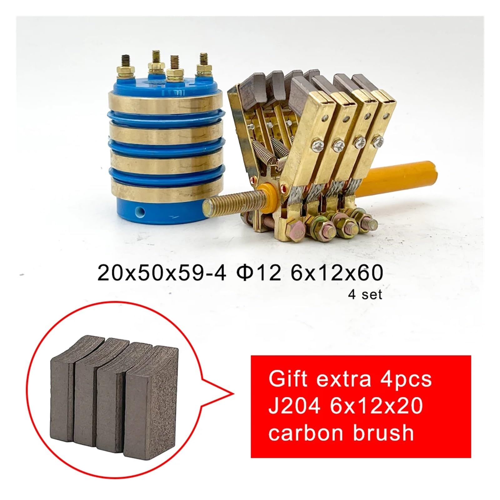 Amazon.com : HFFFXRCY 1 Set of 2/4 Way Current Collector Slip Ring