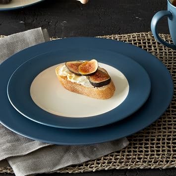 Noritake Colorwave Blue 4-Piece Rim Place Setting, Service for 1