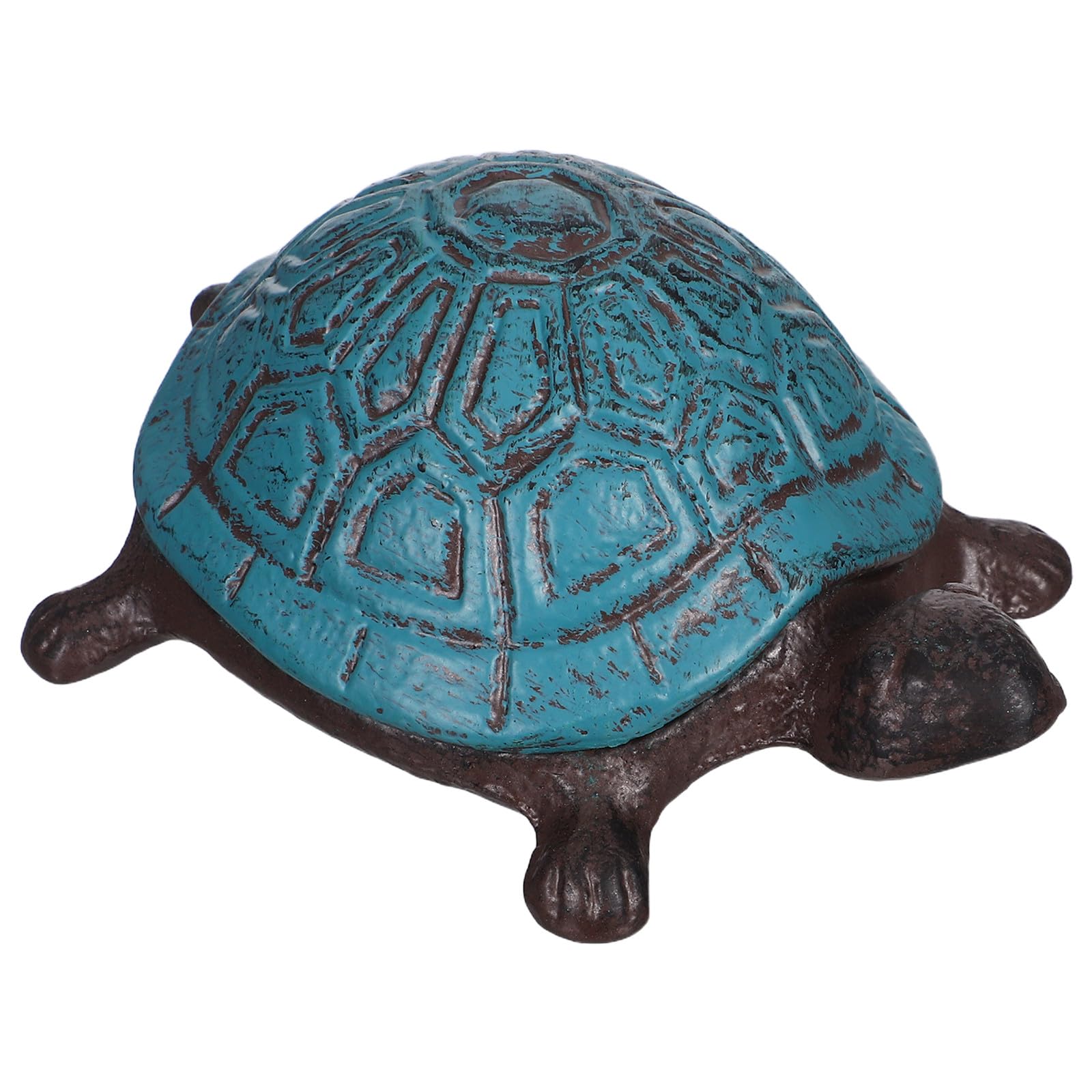 Cache-clef de secours pour jardin : évitez la porte close avec cette tortue fonte