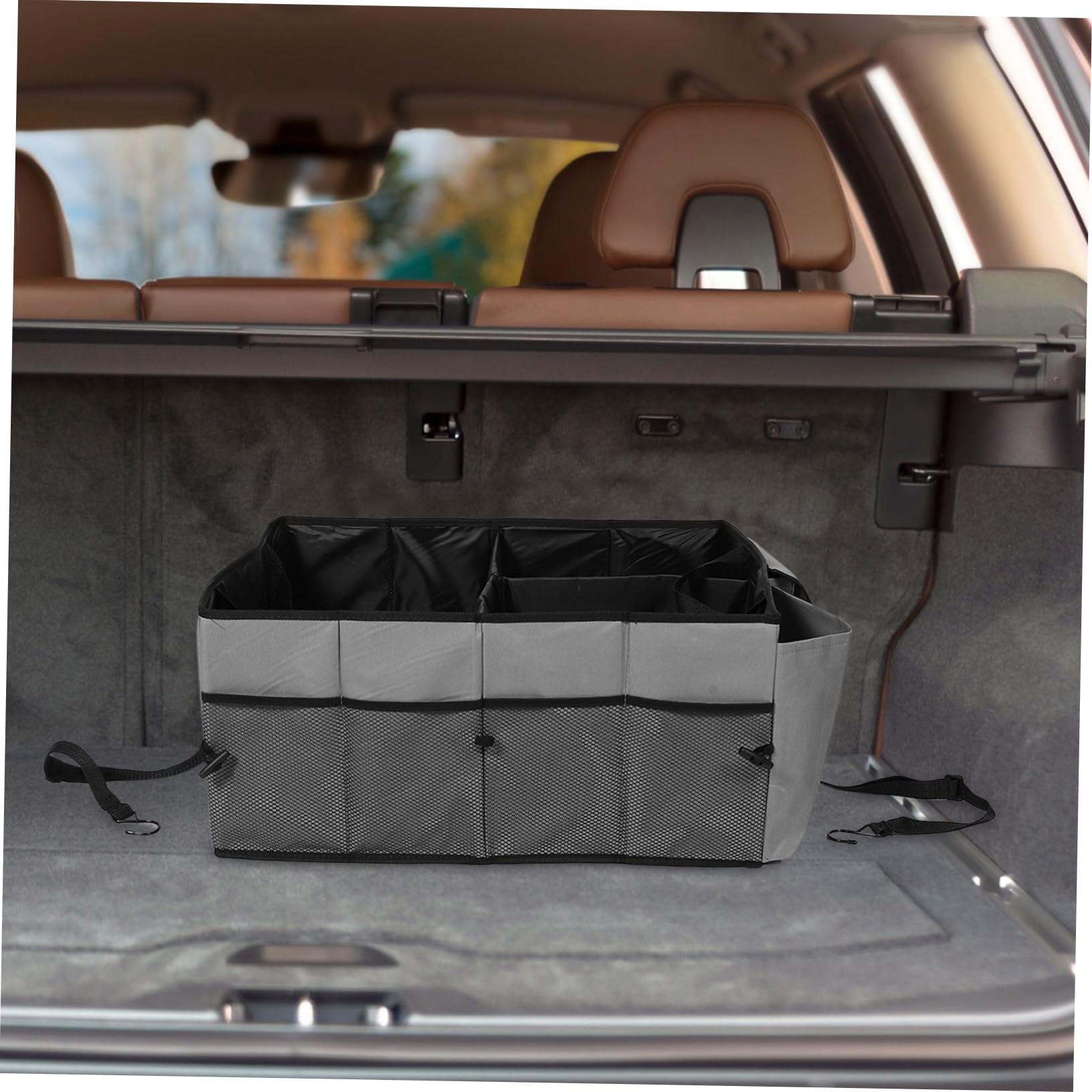 Cabilock Organizador De Maletero Para Suv Plegable Múltiples Compartimentos Para Guardar y Organizar Artículos El Maletero De Coche Fabricado Material Resistente y Duradero