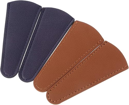 EXCEART 4pcs Sewing Leather Cover Protector Safety Trimming Beauty Tool Protection Cover Collect Bags