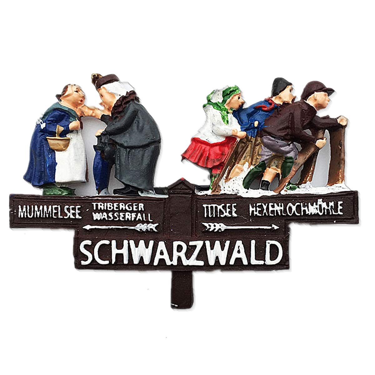 MUYU Magnet Magnete 3D per Frigorifero della Foresta Nera Germania, Souvenir Regalo per casa e Cucina Decorazione Magnetica Adesivo Schwarzwald Deutschland
