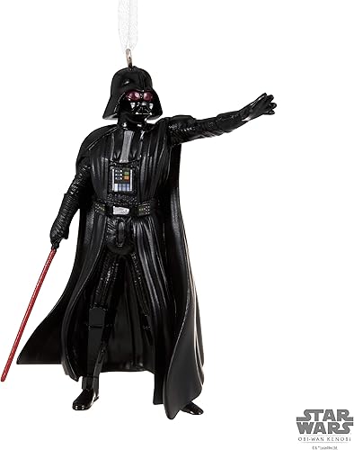 Miniatura 6 de Hallmark Star Wars OBI-Wan Kenobi Darth Vader Resina, adorno navideño