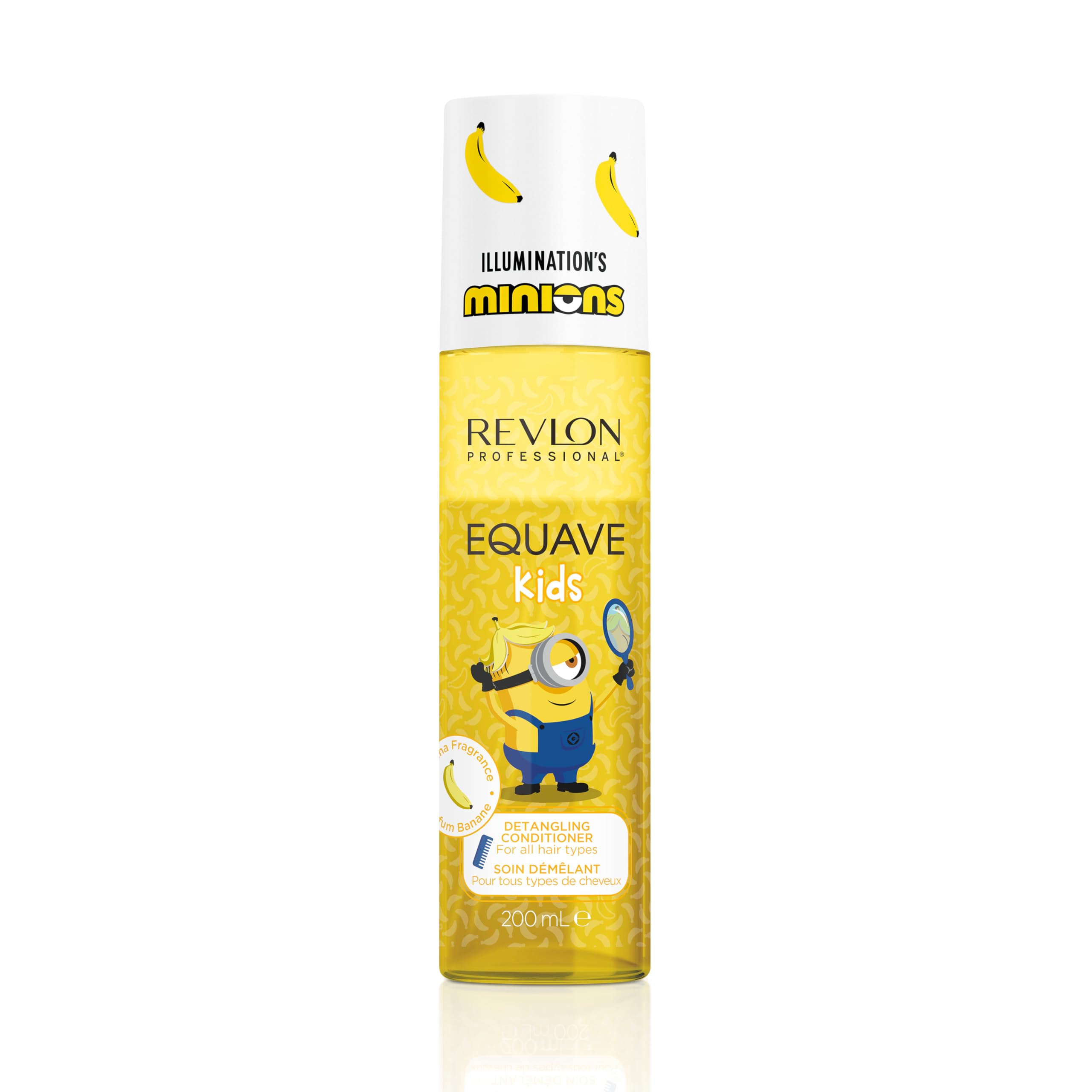 REVLON PROFESSIONAL Equave Kids MINIONS Spray démêlant 200 ml | Sans rinçage, pour tous types de cheveux | Végane | Protection thermique jusqu'à 220 °C | Soin sans rinçage et démêlant pour enfants - 2