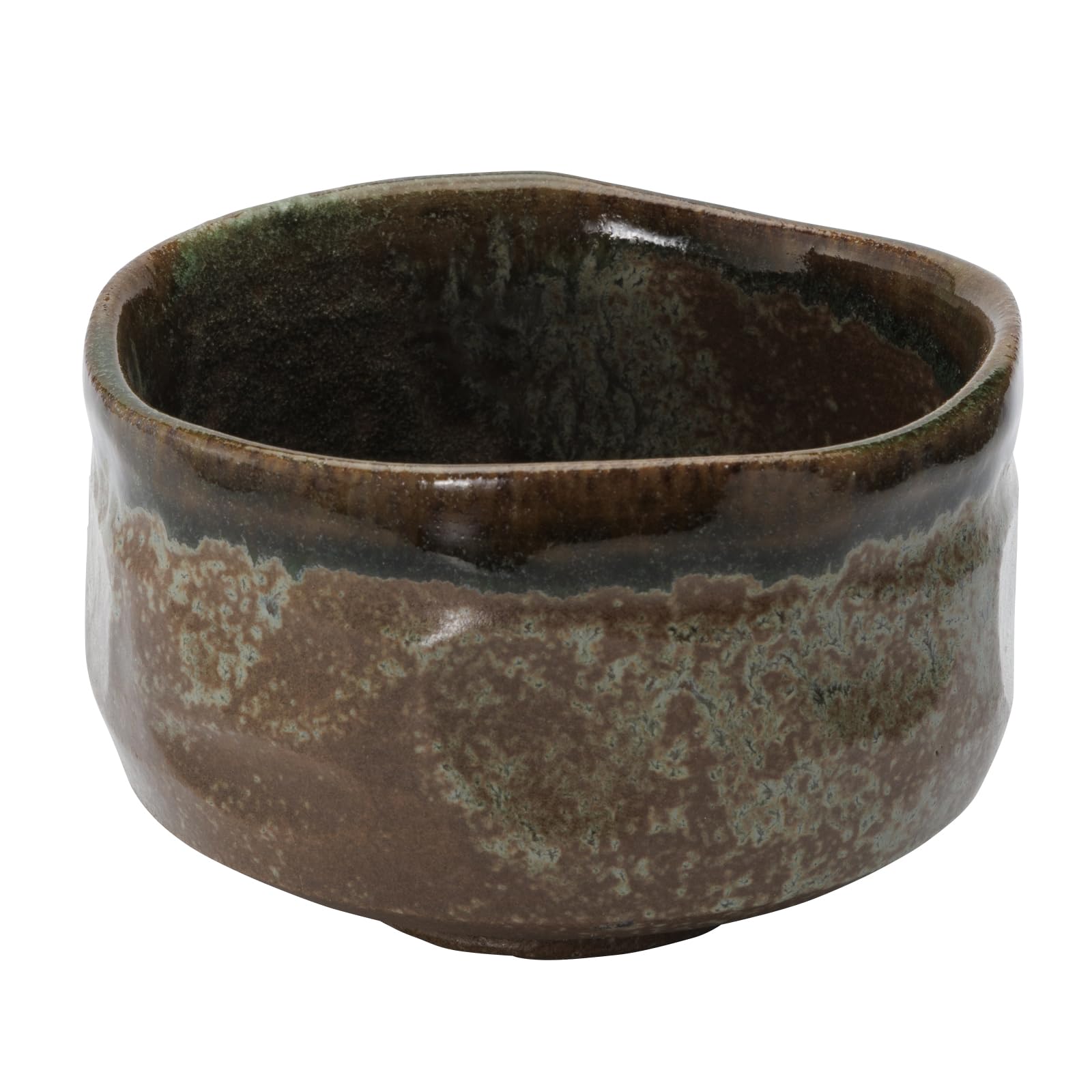 Mino Ware 505-29 Matcha Bowl, Tea Ceremony, Diameter Approx. 4.9 inches (12.5 cm), Green Glaze, Made in Japan : Home & Kitchen