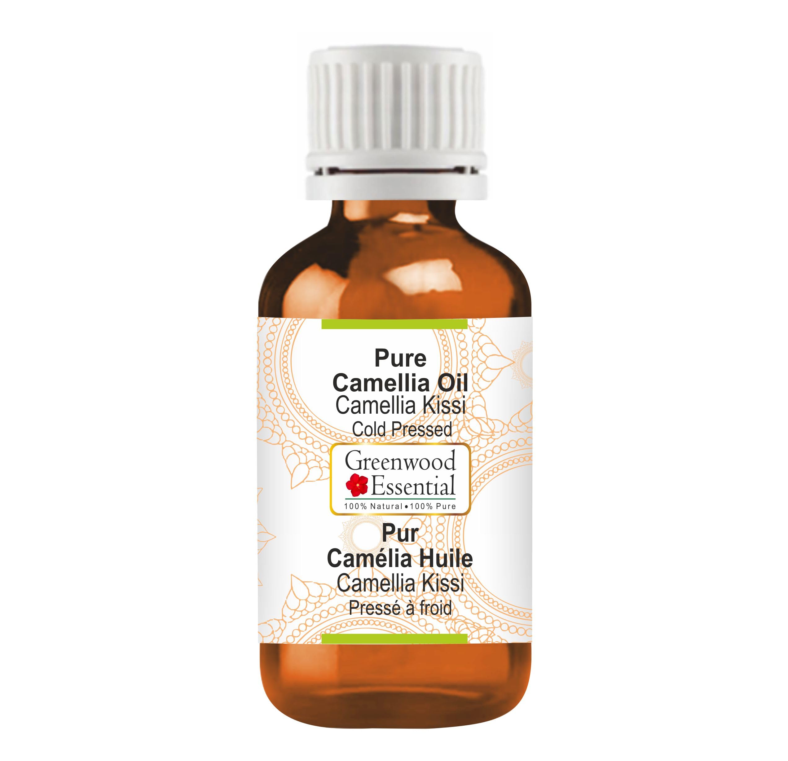 Pure Camellia Oil (Camellia kissi) Cold Pressed 30ml (1 oz)