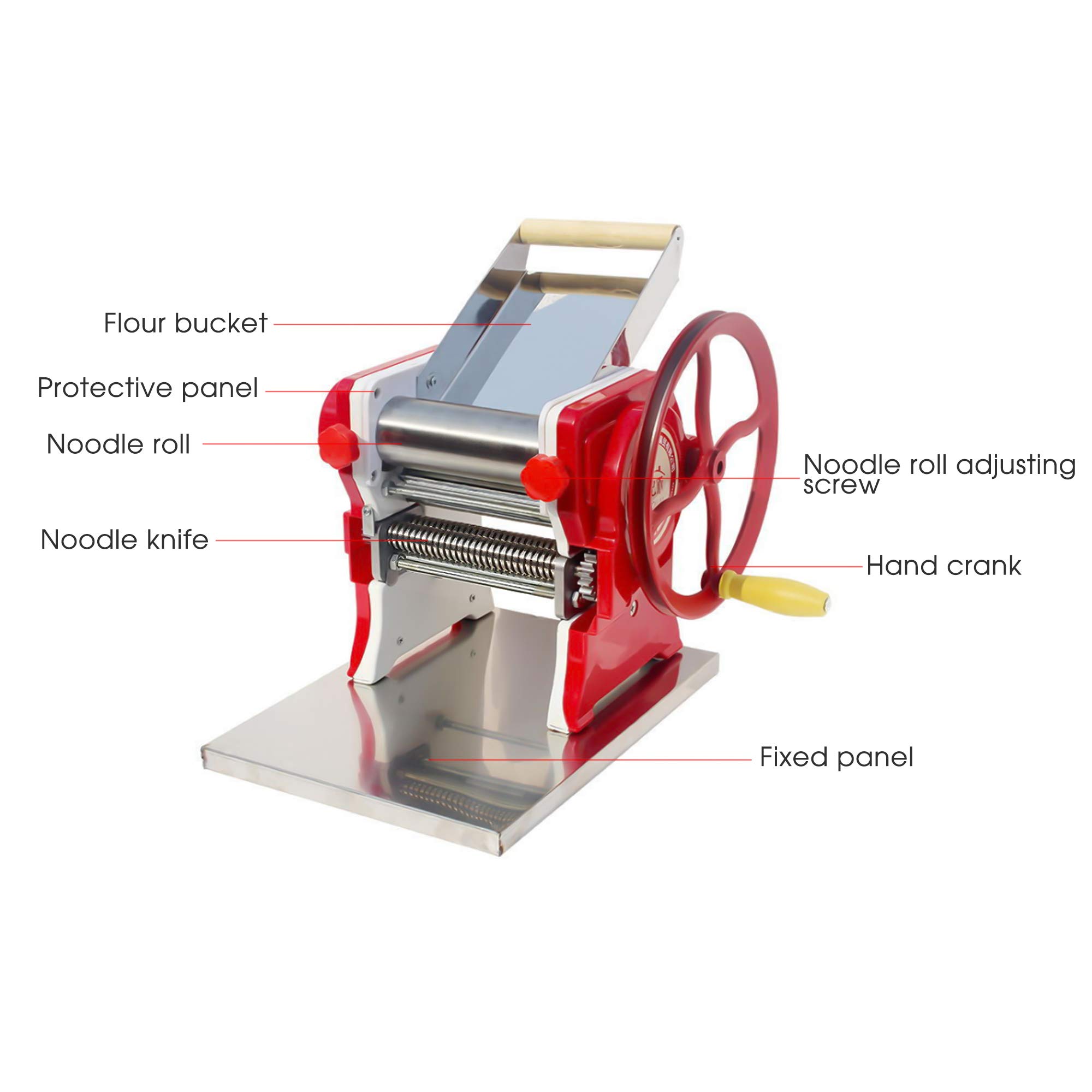小野式製麺機2型両刃　Vintage noodle making machine Amazon.com: LEONEBEBE Pasta Maker Machine,Electric Noodle