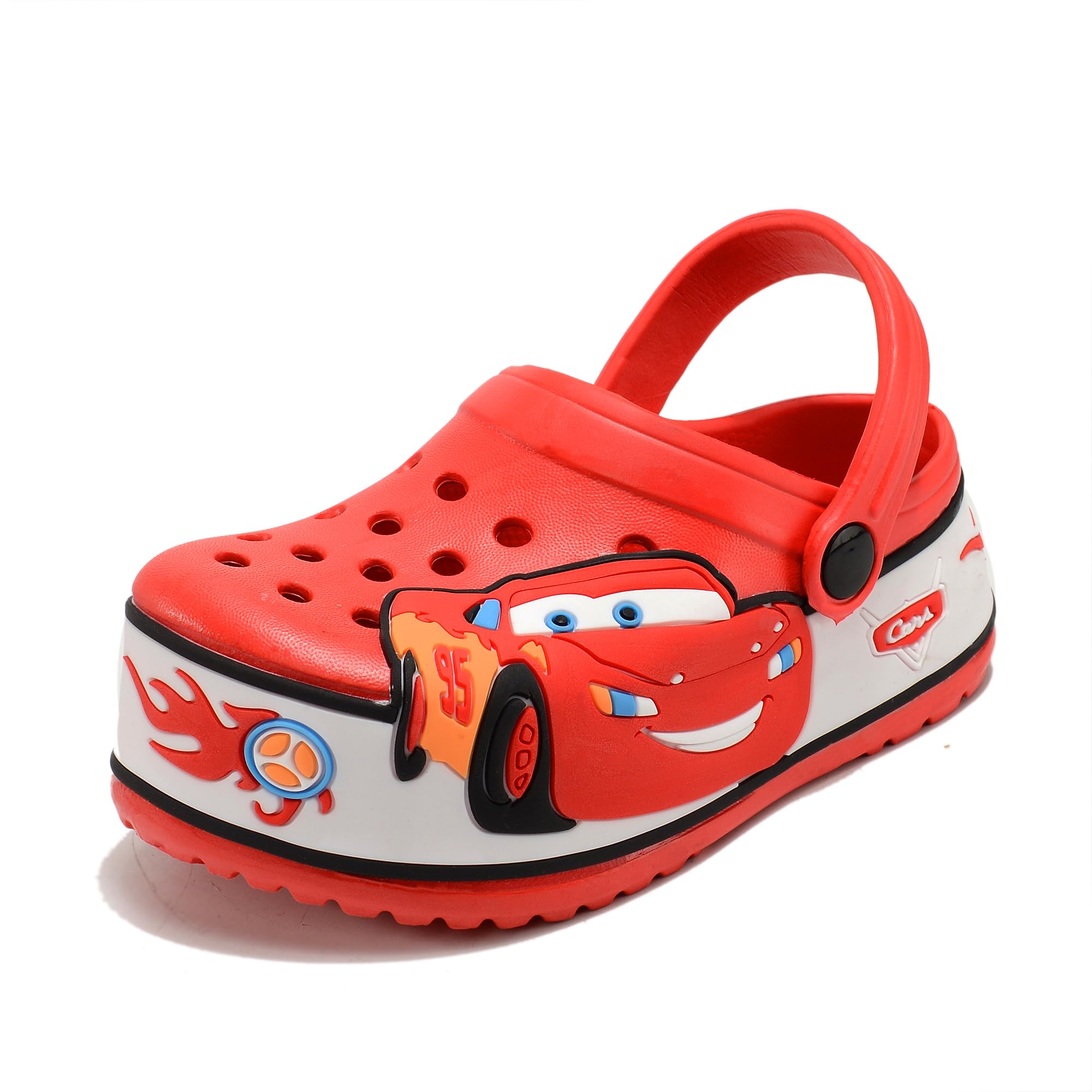 Kids Clogs Shoes Cute Cartoon Slip On Garden Clogs Shoes Toddlers Slippers Sandals Soft Sole Shower Slides Water Shoes