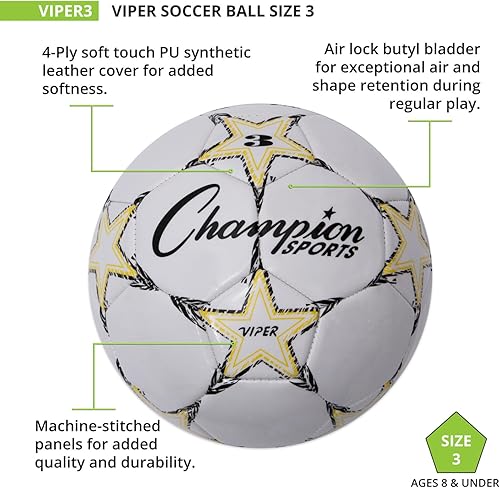 Miniatura 3 de Champion Sports Balón de fútbol Viper