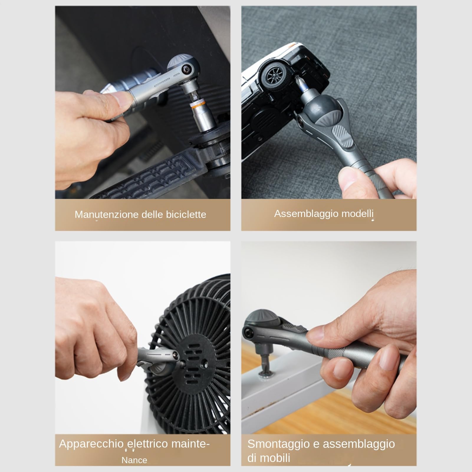 Juego De Llaves De Trinquete Y Casquillos Juego De Casquillos Métricos Y | Kit Con 40 Puntas Precisas Y Empuñadura Antideslizante Para Reparaciones Hogar Taller Automóvil