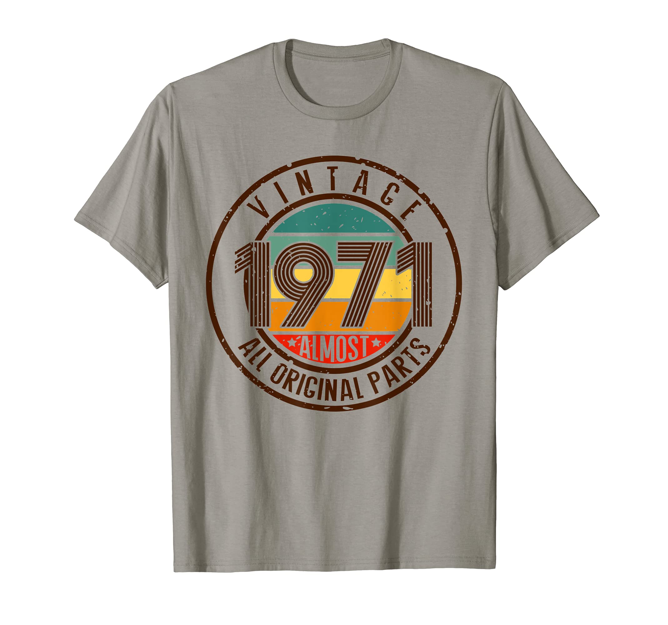 Vintage 1971 All Original Parts Shirt 50th Birthday 1971 T-Shirt