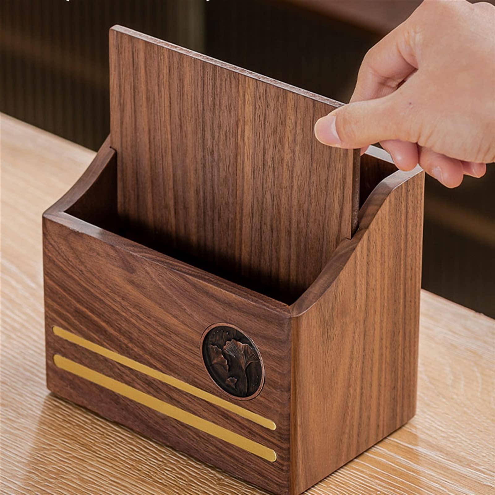 SISWIM Stifteköcher Stiftbecher Stifthalter Büroschreibtisch Holz Stifthalter Student Studie Desktop Bleistift Aufbewahrung Tasse Holz Multifunktional Bleistifthalter Stifteköcher Schreibtisch