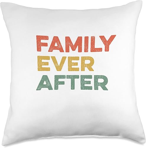 Family Ever Gotcha Day Adopted - Almohada adoptada, 18 x 18 pulgadas, multicolor