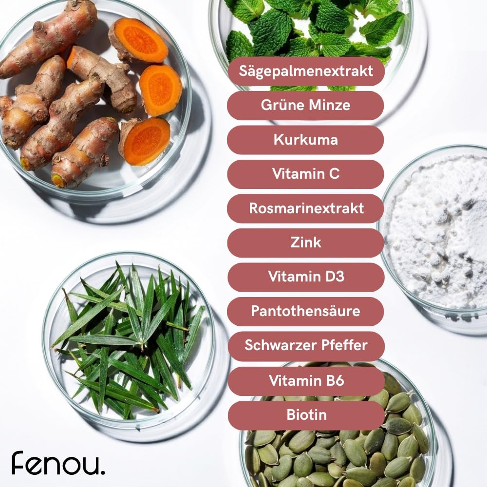 Fenou Beauty x Cycle - Nahrungsergänzungsmittel für Frauen - Pflanzliches Supplement bei Hautunreinheiten, Hormoneller Akne & Haarausfall - 60 Kapseln