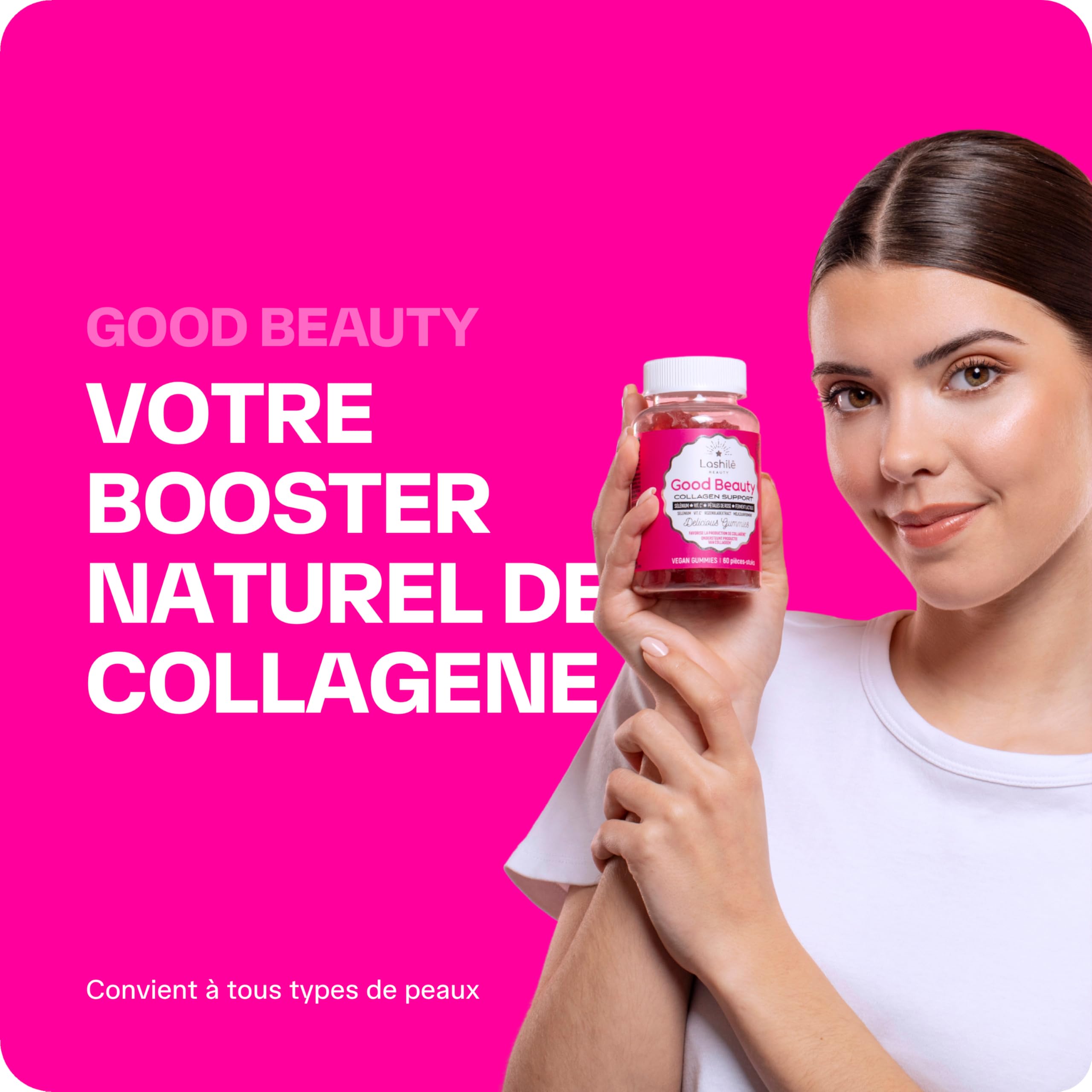 Lashilé Beauty Good Beauty Collagène Éclat Fermeté Peau & Ongles