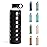 purifyou 40oz / 32oz / 22oz / 12oz Borosilicate Glass Water Bottle with Time & Volume Markers, Silicone Sleeve, Stainless Steel Lid | Reusable Glass Bottle for Water & Juice (32oz Jet Black)
