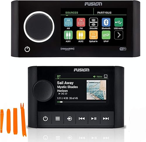 Fusion MS-RA770 Apollo Marine Entertainment System con MS-ERX400 Ethernet con cable remoto