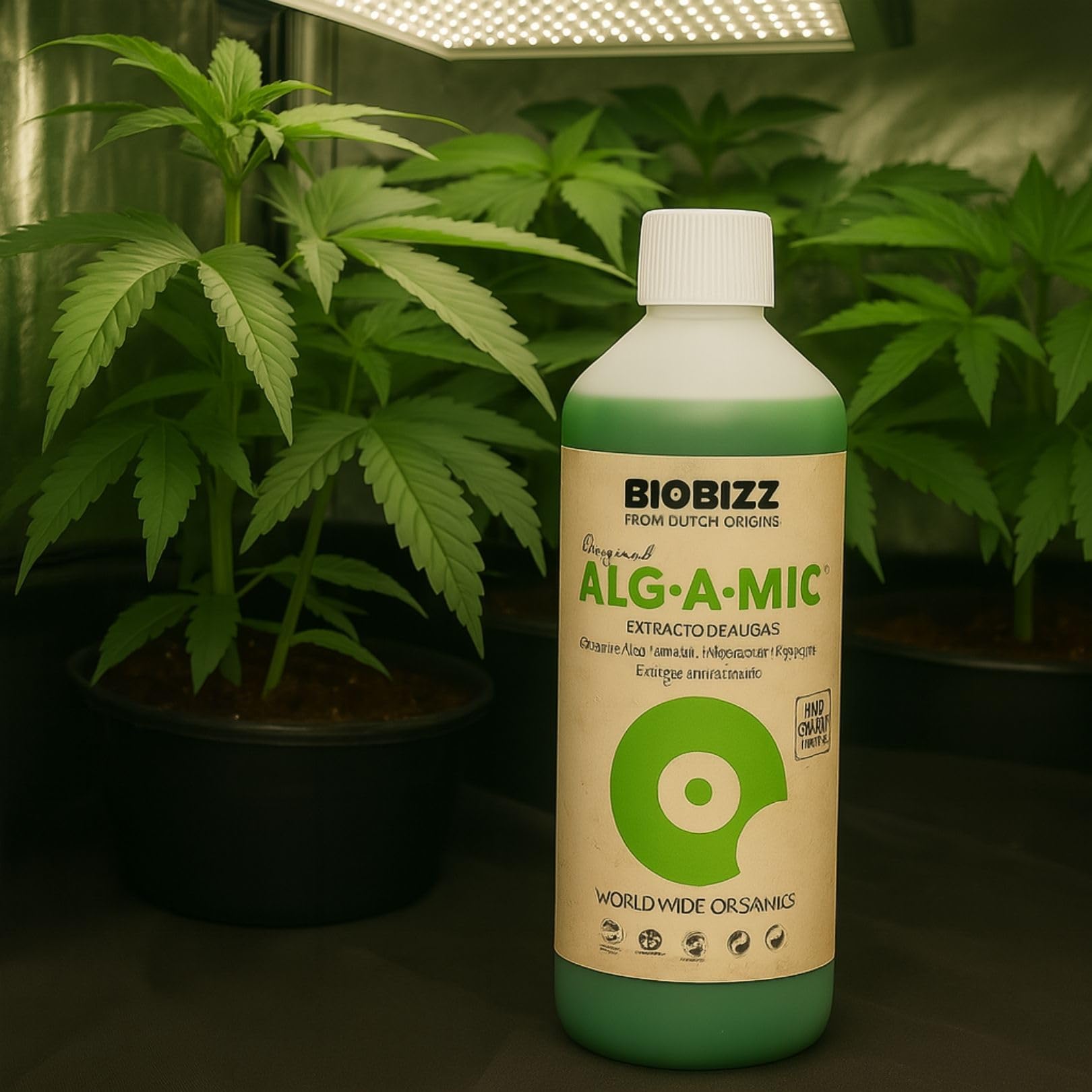 Weedness BioBizz ALG-A-Mic 5 litrów – naturalny nawóz do uprawy pomidorów w płynie orchidee bonsai organiczny NPK